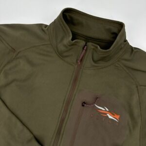 Sitka Men's Midweight Pullover Hunting Jacket Olive Green Quarter Zip X Large